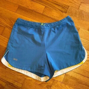 Tail Tech Performance Shorts Blue with Yellow Lining.  Size Small.